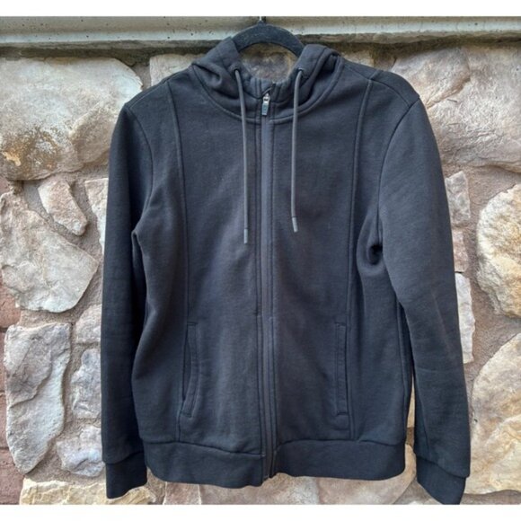 Figs On-Shift Full Zip Hoodie Black Small Women's - Picture 1 of 10